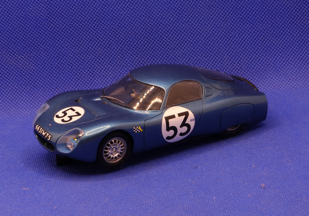 Slotcars66 CD SP 66 1/32nd scale slot car by Le Mans Miniatures blue #53  